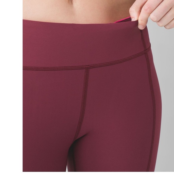 Lululemon | Tight Stuff Tight | Wine Berry Red | Size 6 - Picture 10 of 15